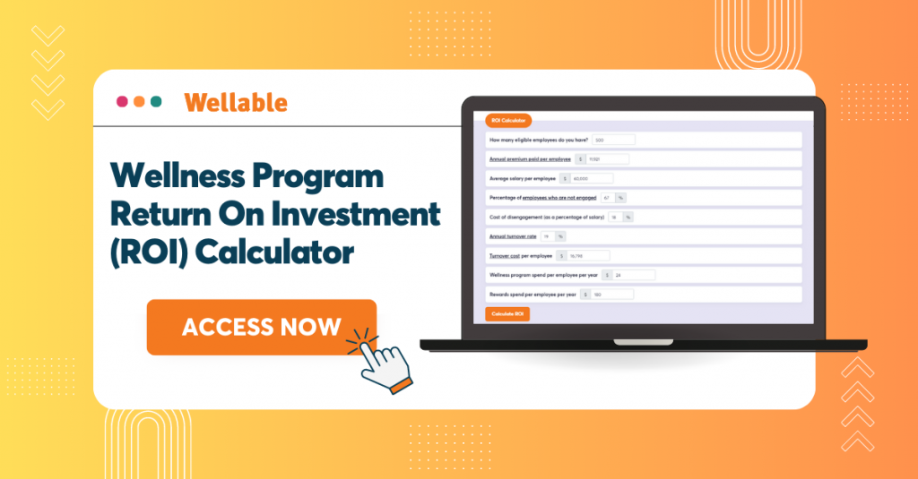 Wellness Program Return On Investment Calculator